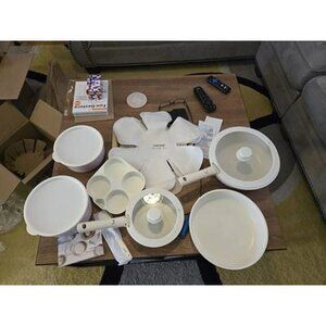 5 Pcs Carote Pots and Pans Nonstick Cookware Set with Detachable Handles